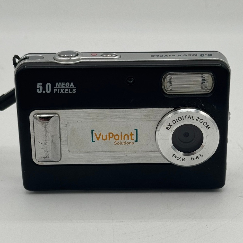VuPoint Solutions 5.0MP Digital Camera Black 8x Zoom DC-WPC-ST531TBLK-VP